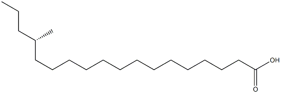 [S,(+)]-15-Methylstearic acid 结构式