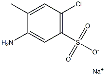 3-Amino-6-chloro-4-methylbenzenesulfonic acid sodium salt 结构式