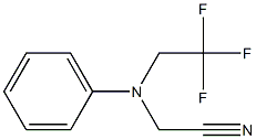 [N-(2,2,2-Trifluoroethyl)anilino]acetonitrile 结构式