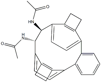 (1S,2S)-N,N'-Diacetyl-1,2-[o-phenylenebis(ethylene-4,1-phenylene)]-1,2-ethanediamine 结构式