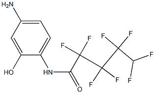 N-(4-Amino-2-hydroxyphenyl)-2,2,3,3,4,4,5,5-octafluorovaleramide 结构式