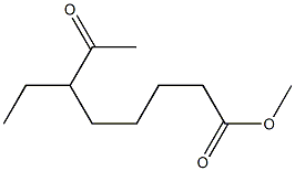 6-Ethyl-7-oxooctanoic acid methyl ester 结构式