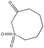 3-Oxothiacyclooctane 1,1-dioxide 结构式