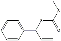 Dithiocarbonic acid S-methyl S-(1-phenyl-2-propenyl) ester 结构式