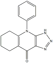 4-Phenyl-5,6,7,8-tetrahydro-3H-1,2,3-triazolo[4,5-b]quinolin-9(4H)-one 结构式