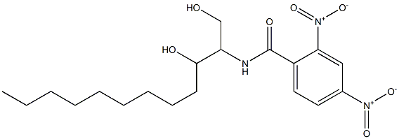 N-(1,3-Dihydroxydodecan-2-yl)-2,4-dinitrobenzamide 结构式