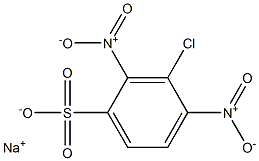 3-Chloro-2,4-dinitrobenzenesulfonic acid sodium salt 结构式