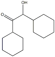 1,2-Dicyclohexyl-2-hydroxyethanone 结构式