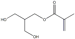 Methacrylic acid 3-hydroxy-2-(hydroxymethyl)propyl ester 结构式