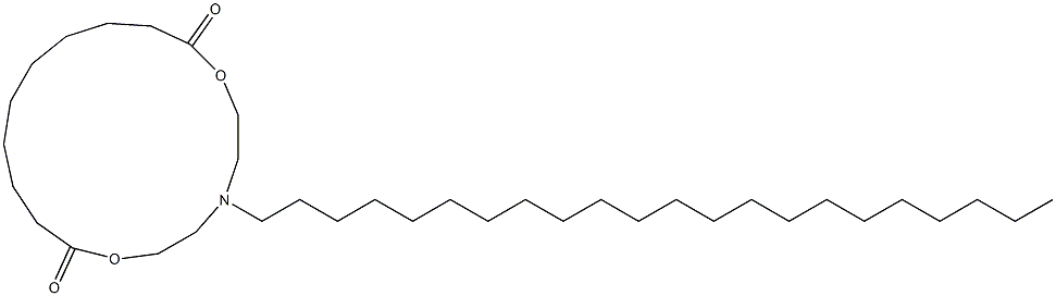 5-Docosyl-5-aza-2,8-dioxacyploheptadecane-1,9-dione 结构式