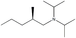 [R,(+)]-N,N-Diisopropyl-2-methyl-1-pentanamine 结构式