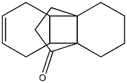 1,2,3,4,4b,5,8,8a-Octahydro-4a,8b-propanobiphenylen-9-one 结构式