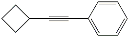 1-Phenyl-2-cyclobutylacetylene 结构式