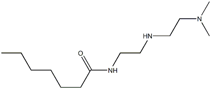 N-[2-[2-(Dimethylamino)ethylamino]ethyl]heptanamide 结构式