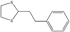 3-Phenylpropanal ethane-1,2-diyl dithioacetal 结构式