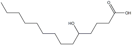 5-Hydroxytetradecanoic acid 结构式