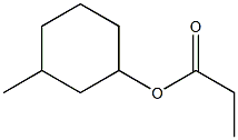 Propionic acid 3-methylcyclohexyl ester 结构式