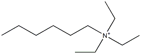 Hexyltriethylammonium 结构式