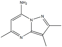 2,3,5-Trimethylpyrazolo[1,5-a]pyrimidin-7-amine 结构式