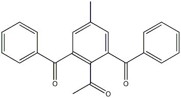 2-Acetyl-1,3-dibenzoyl-5-methylbenzene 结构式