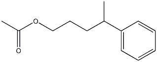 Acetic acid 4-phenylpentyl ester 结构式