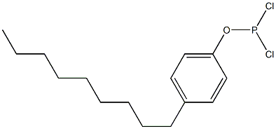 Dichloro(p-nonylphenoxy)phosphine 结构式