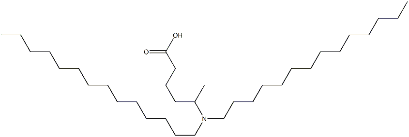 5-(Ditetradecylamino)hexanoic acid 结构式