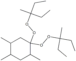 2,4,5-Trimethyl-1,1-bis(1-ethyl-1-methylpropylperoxy)cyclohexane 结构式
