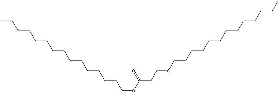 3-(Tridecylthio)propionic acid pentadecyl ester 结构式