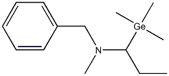 1-(Trimethylgermyl)-N-methyl-N-benzylpropan-1-amine 结构式