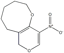 10-Nitro-2,3,4,5,6,7-hexahydro-1,8-benzodioxecin 结构式