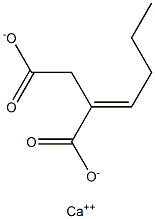 2-Butylidenesuccinic acid calcium salt 结构式