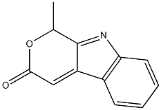 1-Methylpyrano[3,4-b]indol-3(1H)-one 结构式