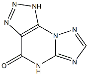 1H-1,2,3-Triazolo[4,5-e][1,2,4]triazolo[1,5-a]pyrimidin-4(5H)-one 结构式