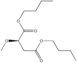 [R,(+)]-Methoxysuccinic acid dibutyl ester 结构式