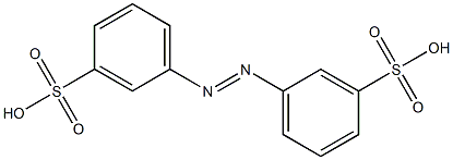 Azobenzene-3,3'-disulfonic acid 结构式