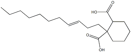 Cyclohexane-1,2-dicarboxylic acid hydrogen 1-(3-undecenyl) ester 结构式