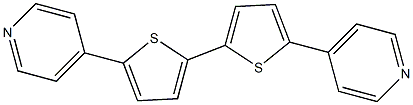 5,5'-Bis(pyridine-4-yl)-2,2'-bithiophene 结构式