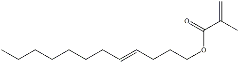 Methacrylic acid (4-dodecenyl) ester 结构式