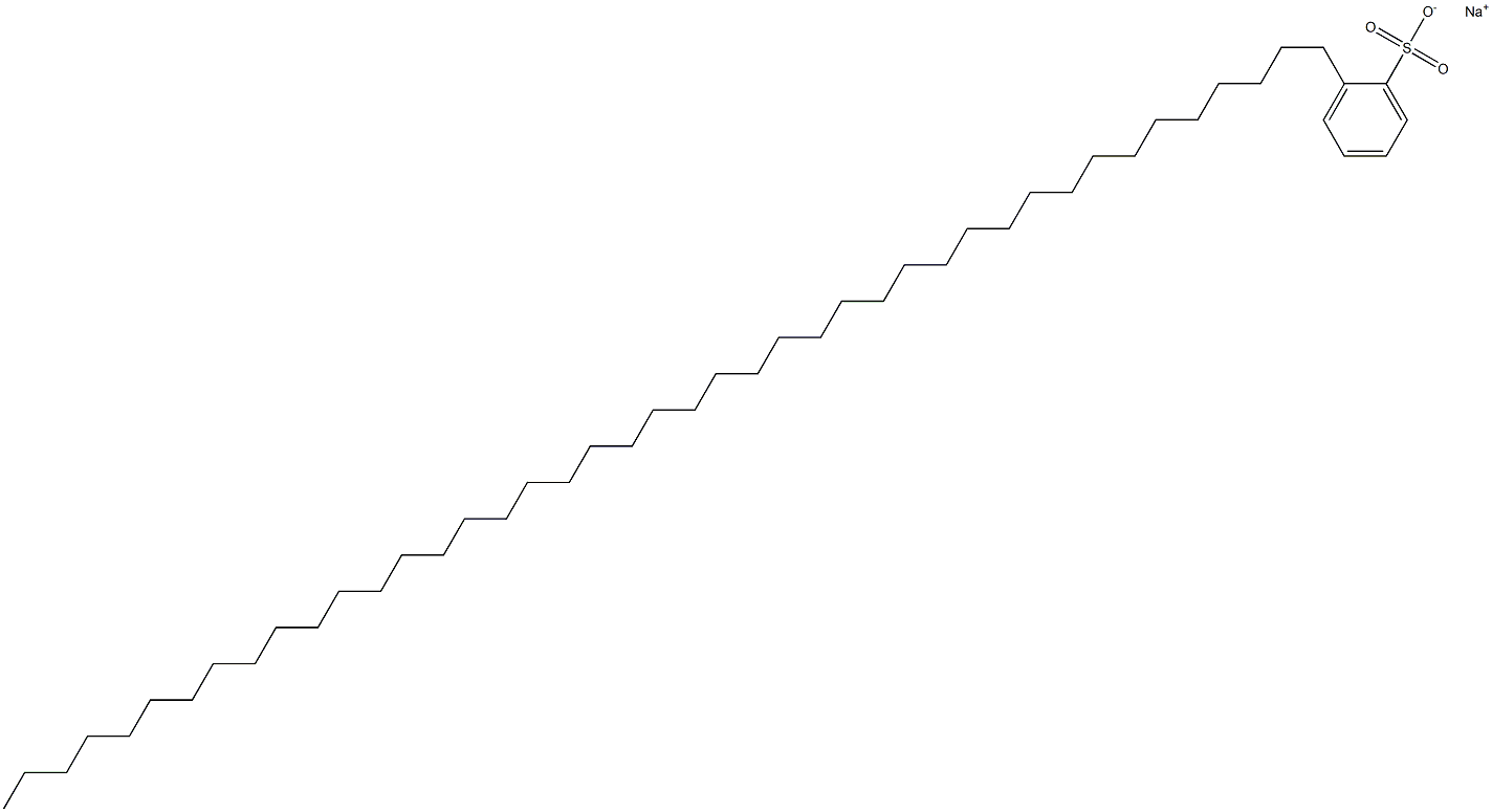 2-(Tritetracontan-1-yl)benzenesulfonic acid sodium salt 结构式