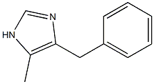 4-Benzyl-5-methyl-1H-imidazole 结构式