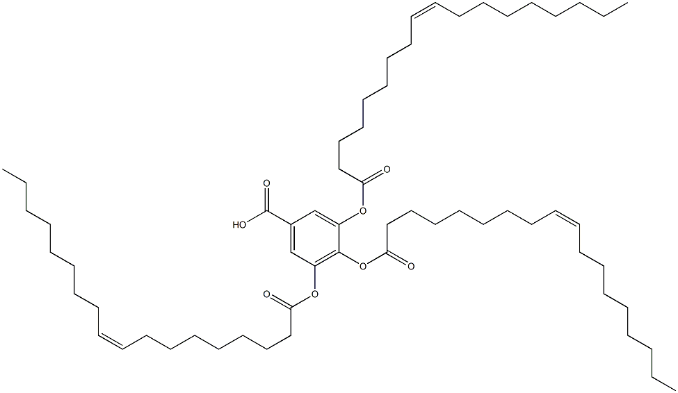 3,4,5-Tris(oleoyloxy)benzenecarboxylic acid 结构式