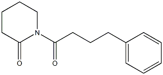 1-(4-Phenylbutyryl)piperidin-2-one 结构式