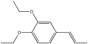 1,2-Diethoxy-4-(1-propenyl)benzene 结构式