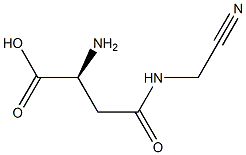 N4-(Cyanomethyl)-L-asparagine 结构式