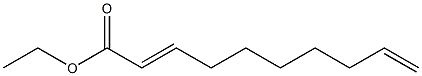 2,9-Decadienoic acid ethyl ester 结构式