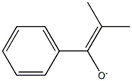 2-Methyl-1-phenyl-1-propene-1-olate 结构式