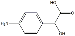 (+)-p-Amino-L-mandelic acid 结构式