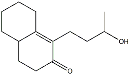 4,4a,5,6,7,8-Hexahydro1-(3-hydroxybutyl)naphthalen-2(3H)-one 结构式