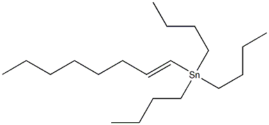 Tributyl[(E)-1-octenyl]stannane 结构式